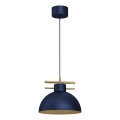 Luster na sajli ESTATE 1xE27/15W/230V plava