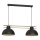 Luster na sajli ESTATE 2xE27/15W/230V crna