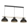 Luster na sajli ESTATE 3xE27/15W/230V crna