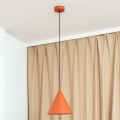 Luster na sajli ETNA 1xE27/15W/230V, promjer 25 cm, u narančastoj boji