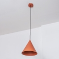Luster na sajli ETNA II 1xE27/15W/230V, promjer 18,5 cm, narančasti
