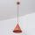 Luster na sajli ETNA II 1xE27/15W/230V, promjer 18,5 cm, narančasti
