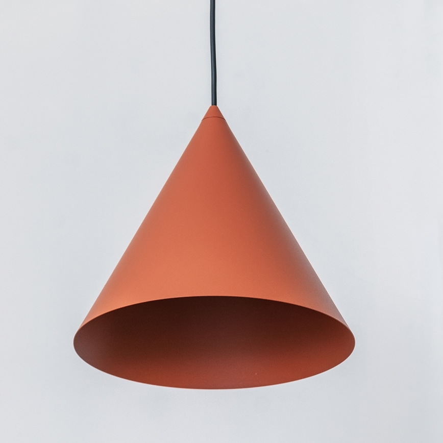 Luster na sajli ETNA II 1xE27/15W/230V, promjer 25 cm, u narančastoj boji