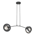 Luster na sajli EUFORIA 2xE27/15W/230V crna