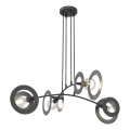 Luster na sajli EUFORIA 4xE27/15W/230V crna