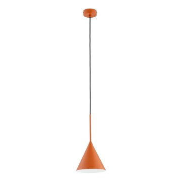 Luster na sajli FABO 1xE27/15W/230V bakrena