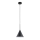 Luster na sajli FABO 1xE27/15W/230V crna
