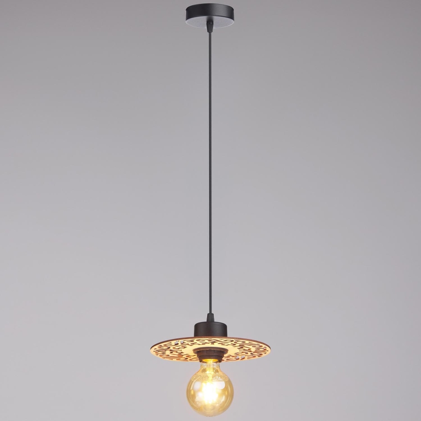 Luster na sajli FALCO 1xE27/60W/230V pr. 20 cm bež