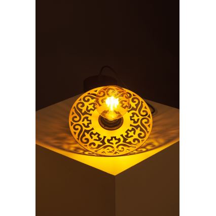 Luster na sajli FALCO 1xE27/60W/230V pr. 20 cm bež