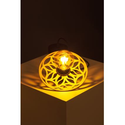 Luster na sajli FALCO 1xE27/60W/230V pr. 20 cm bež