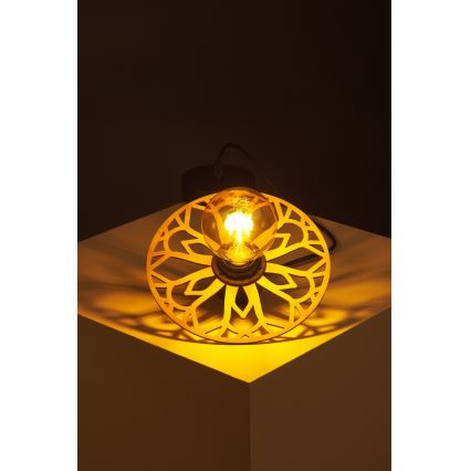 Luster na sajli FALCO 1xE27/60W/230V pr. 20 cm bež