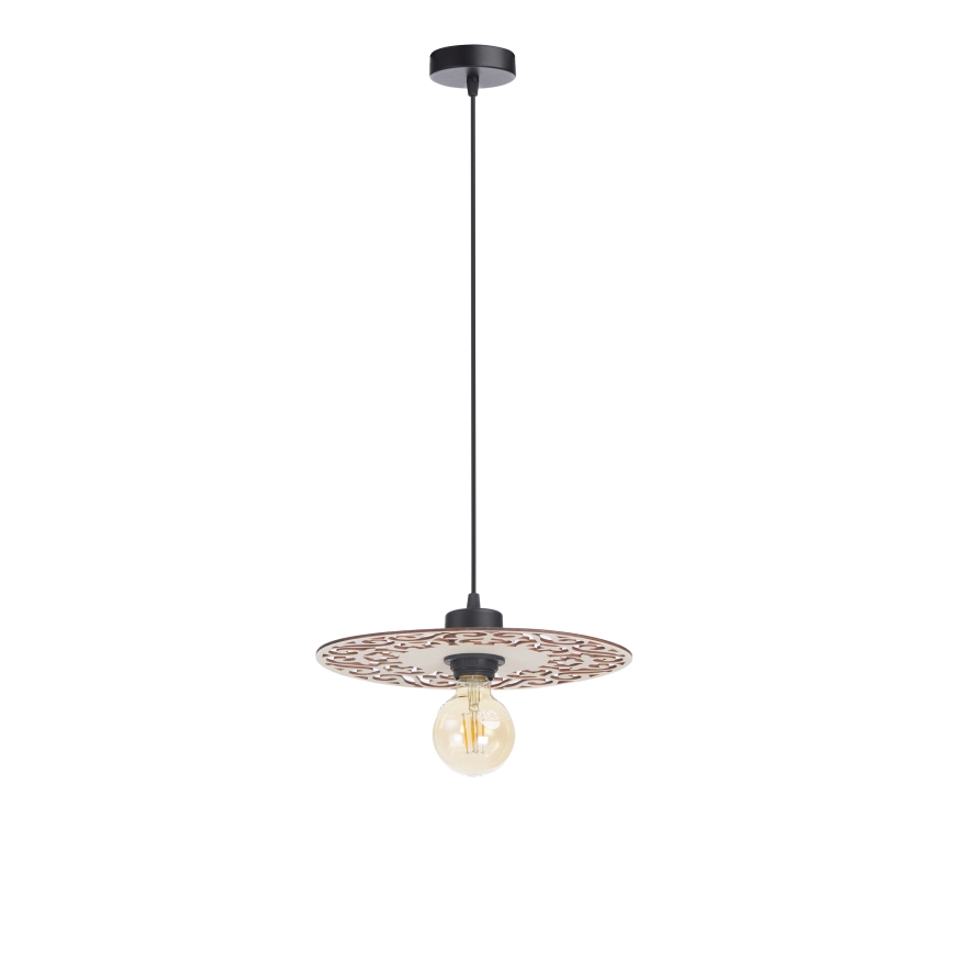 Luster na sajli FALCO 1xE27/60W/230V pr. 30 cm bež