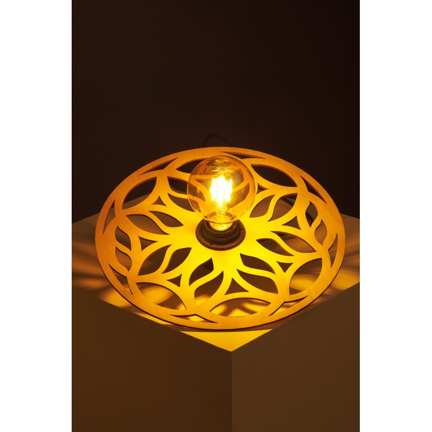 Luster na sajli FALCO 1xE27/60W/230V pr. 30 cm bež