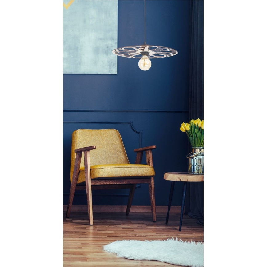 Luster na sajli FALCO 1xE27/60W/230V pr. 30 cm bež