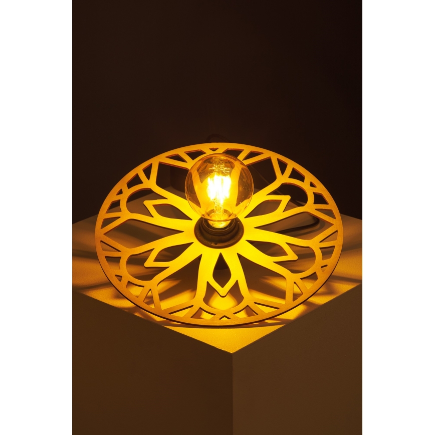 Luster na sajli FALCO 1xE27/60W/230V pr. 30 cm bež