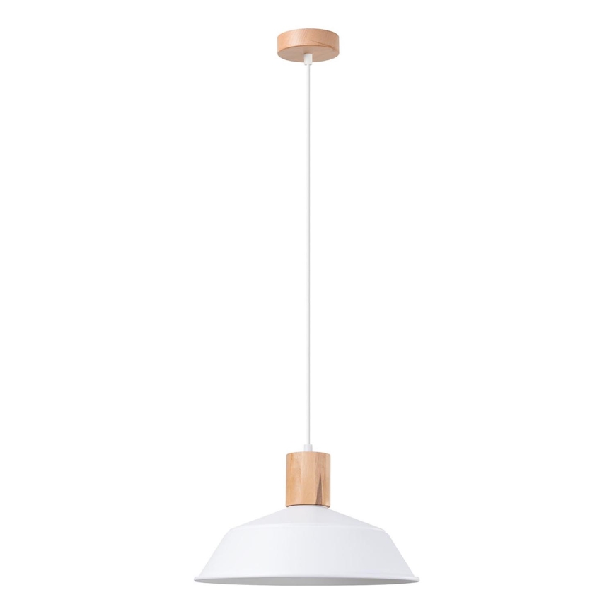 Luster na sajli FANO 1xE27/15W/230V pr. 34 cm bijela