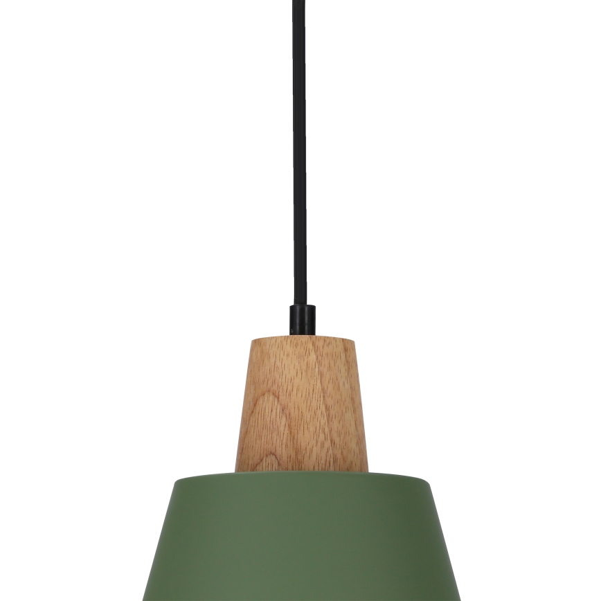 Luster na sajli FARO 1xE27/40W/230V zelena/bukva