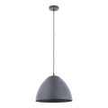 Luster na sajli FARO 1xE27/60W/230V siva