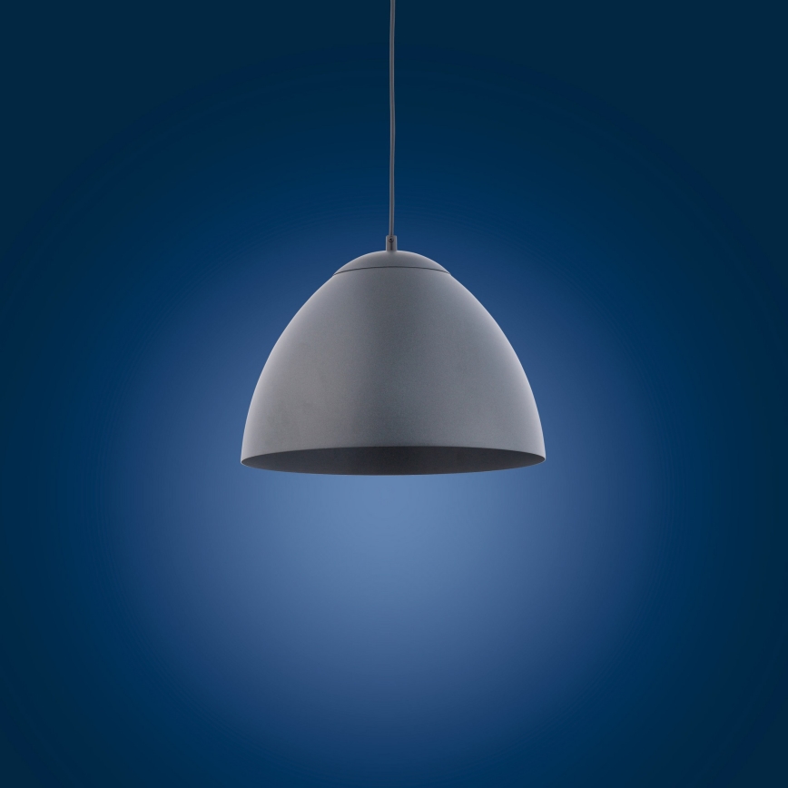 Luster na sajli FARO 1xE27/60W/230V siva