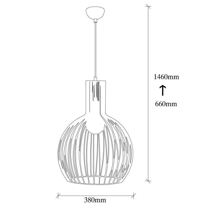 Luster na sajli FELLINI 1xE27/100W/230V