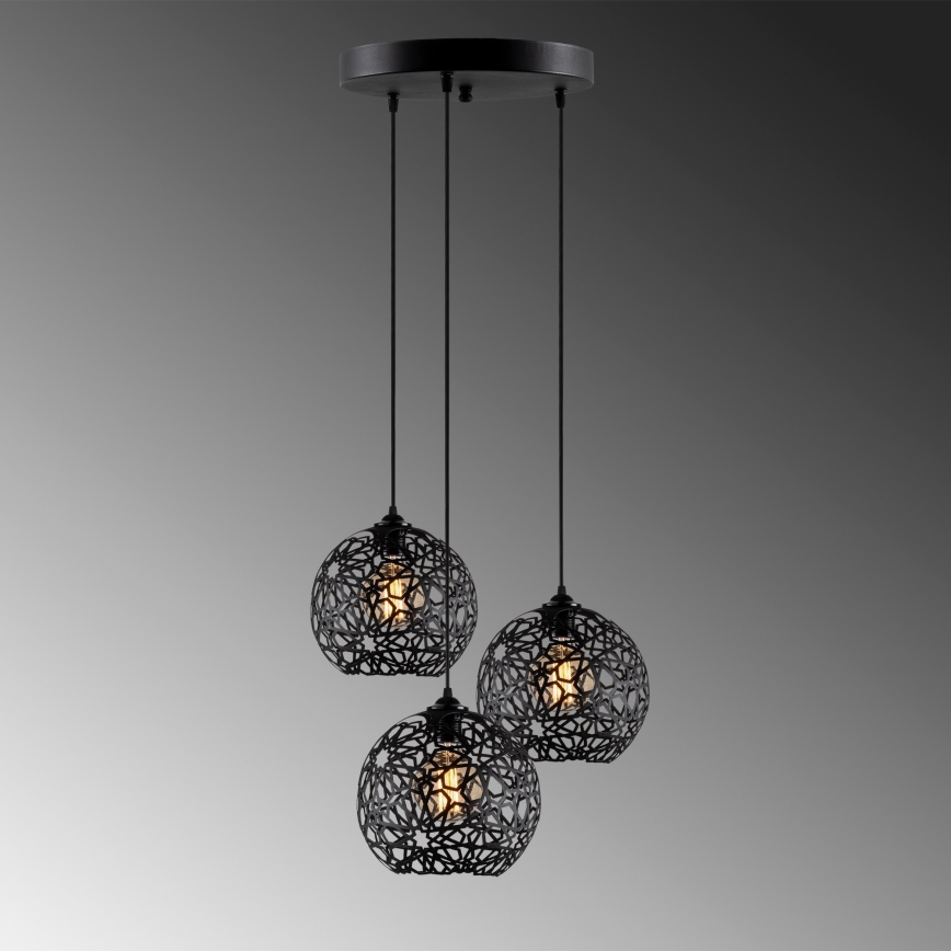 Luster na sajli FELLINI 3xE27/100W/230V