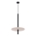 Luster na sajli FELTRO 1xG9/8W/230V crno/krem