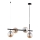 Luster na sajli FIORE 4xE14/10W/230V crna