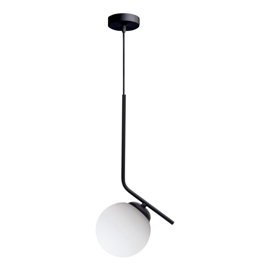 Luster na sajli FIRA 1xE27/60W/230V crna