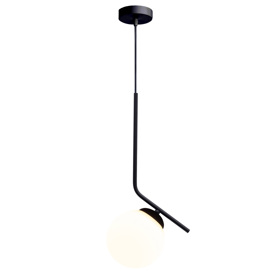 Luster na sajli FIRA 1xE27/60W/230V crna