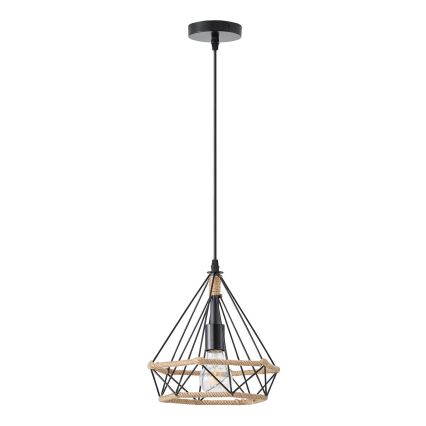 Luster na sajli FLARE 1xE27/15W/230V pr. 25 cm bež