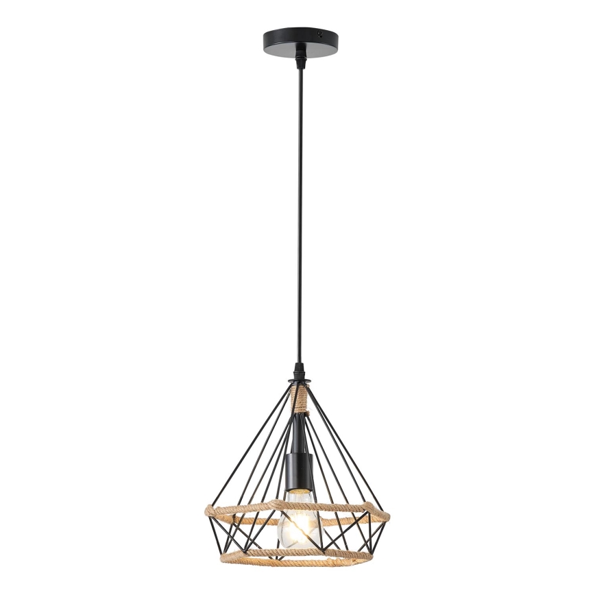 Luster na sajli FLARE 1xE27/15W/230V pr. 25 cm bež