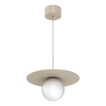 Luster na sajli FLAT 1xE27/15W/230V bež