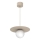 Luster na sajli FLAT 1xE27/15W/230V bež
