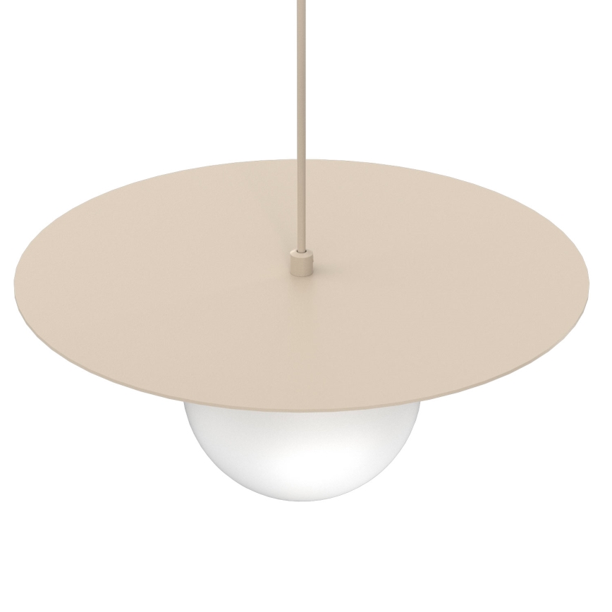 Luster na sajli FLAT 1xE27/15W/230V bež