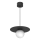 Luster na sajli FLAT 1xE27/15W/230V crni