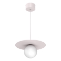 Luster na sajli FLAT 1xE27/15W/230V krem