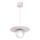 Luster na sajli FLAT 1xE27/15W/230V krem