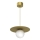 Luster na sajli FLAT 1xE27/15W/230V zlatni