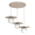 Luster na sajli FLAT 3xE27/15W/230V bež