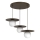Luster na sajli FLAT 3xE27/15W/230V smeđi