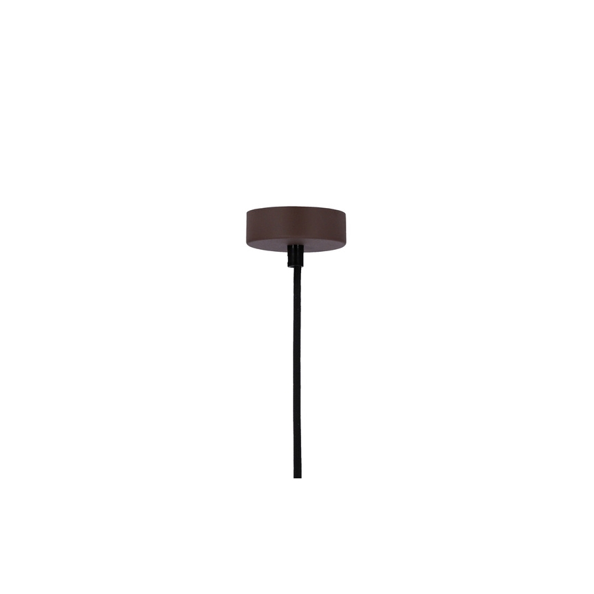 Luster na sajli FLEN 1xE27/40W/230V pr. 16 cm smeđa