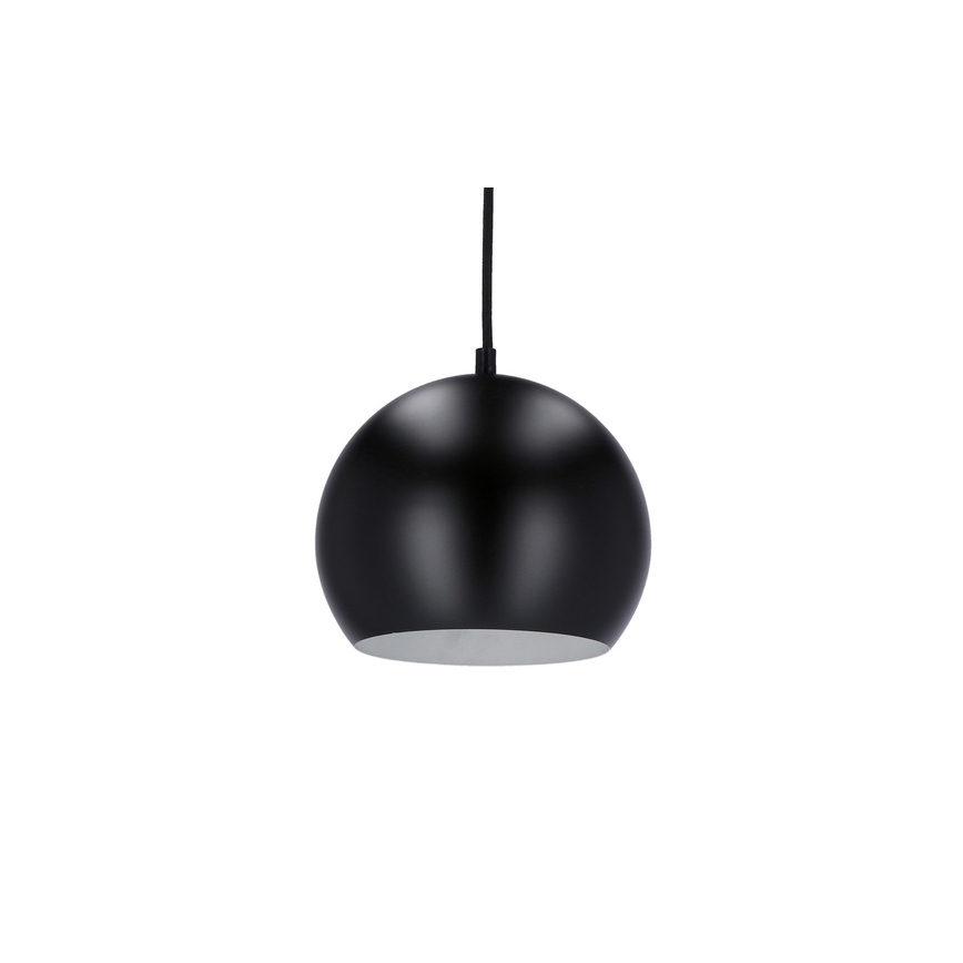 Luster na sajli FLEN 1xE27/40W/230V pr. 20 cm crna