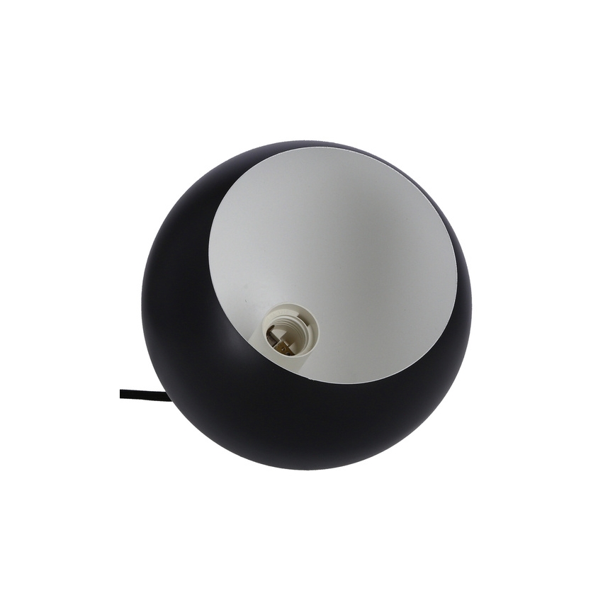 Luster na sajli FLEN 1xE27/40W/230V pr. 20 cm crna