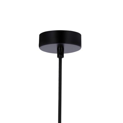 Luster na sajli FLEN 1xE27/40W/230V pr. 20 cm crna