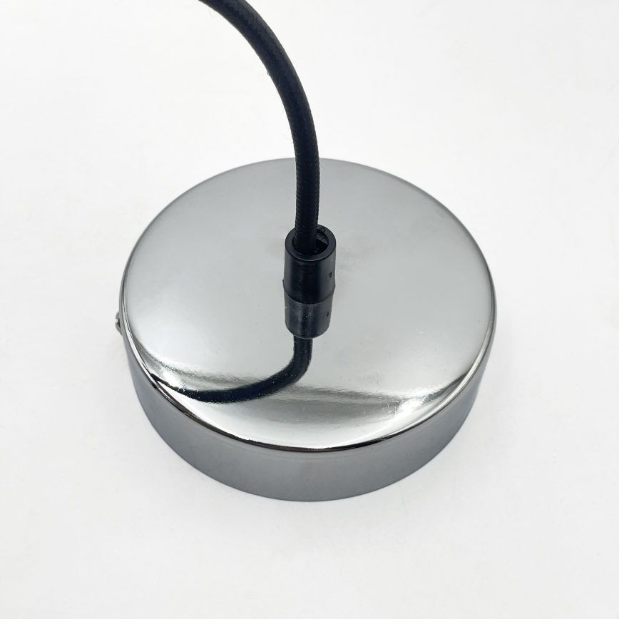 Luster na sajli FLO 1xE27/15W/230V sjajni krom/proziran