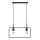 Luster na sajli FRAME 2xE27/60W/230V crna