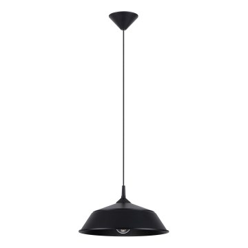 Luster na sajli FRIKA 1xE27/15W/230V pr. 34 cm crna
