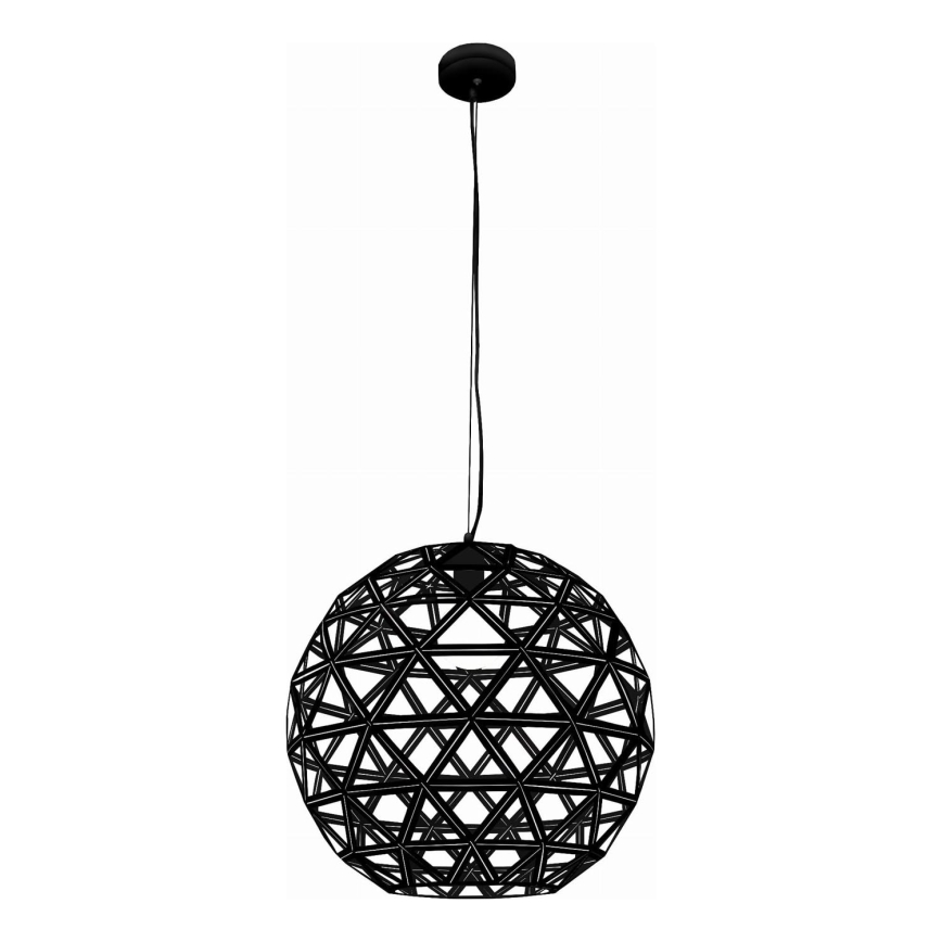 Luster na sajli FROZEN 1xE27/60W/230V pr. 50 cm crna