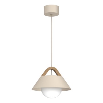 Luster na sajli FUNDA 1xE27/15W/230V bež