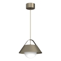 Luster na sajli FUNDA 1xE27/15W/230V brončane boje
